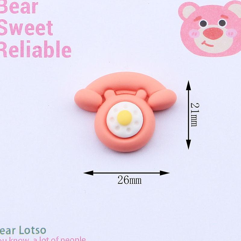 10 Pcs New Cute Cartoon Telephone Toothpaste Clock Series Resin Cabochon Diy Jewelry Hairpin Craft Decoration Accessories A84