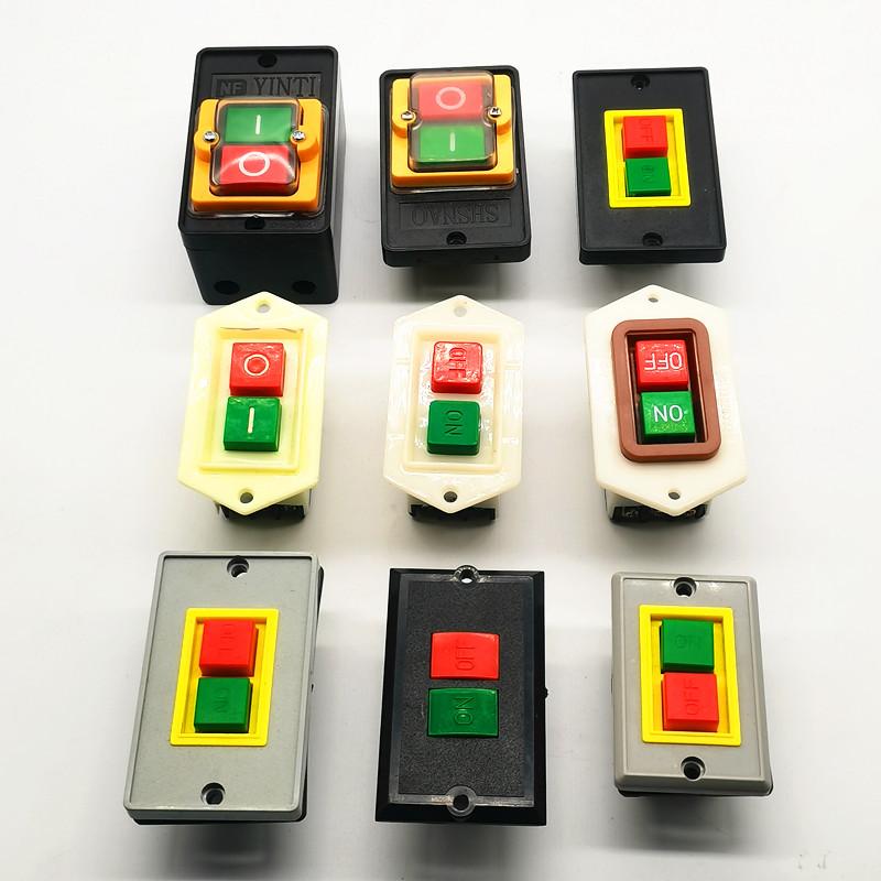 Lc3-5-10/KAO-5M-5H-10KH/QKS2/1 Start Stop Button Switch on/Off 10A/380V Bench Drilling Machine Cutting Machine Elevator Switch