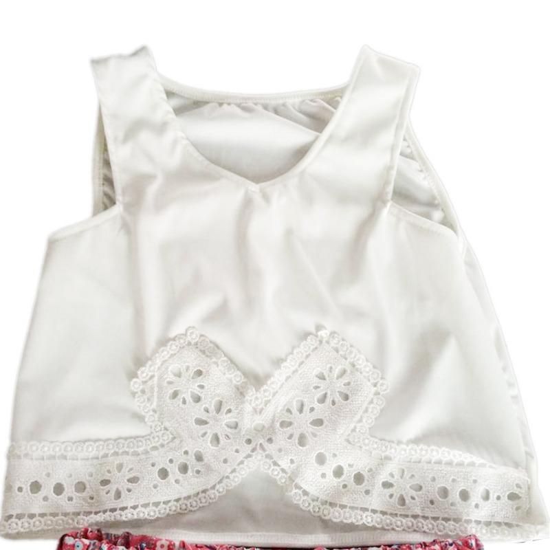 Ladies Summer Seaside Holiday Cool Sleeveless Lace Short Top