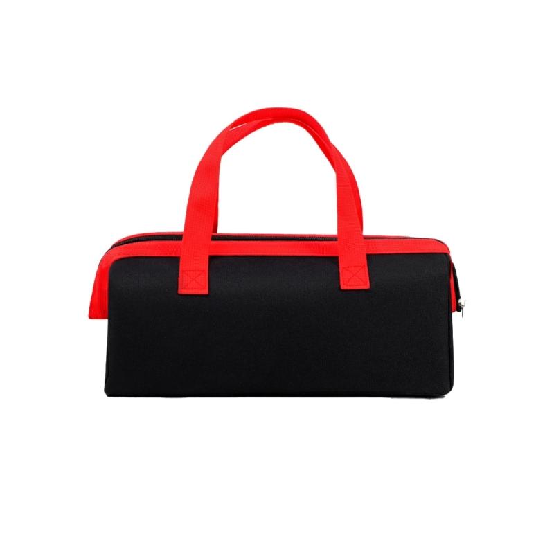 

Органайзеры для инструментов большой емкости, изготовленные из прочной ткани 600D, с вместительным внутренним пространством, удобной ручкой, размером 12 на 5,7 дюйма красный