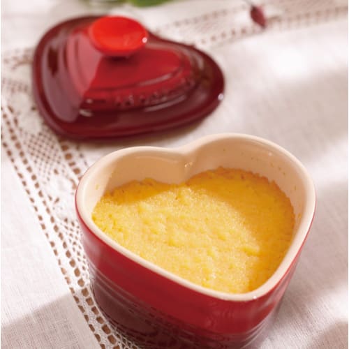 Le Creuset Ramequin d'Amour Heat-Resistant Container (with Lid), Rose Quartz, Heat-Resistant, Cold-Resistant, Microwave-Safe, Oven-Safe, Wedding Gift,