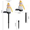 Solar Garden Lights Christmas Decoration Snowman Waterproof Solar Streetlight for Outdoor Ground Plug Light Lawn Landscape Light