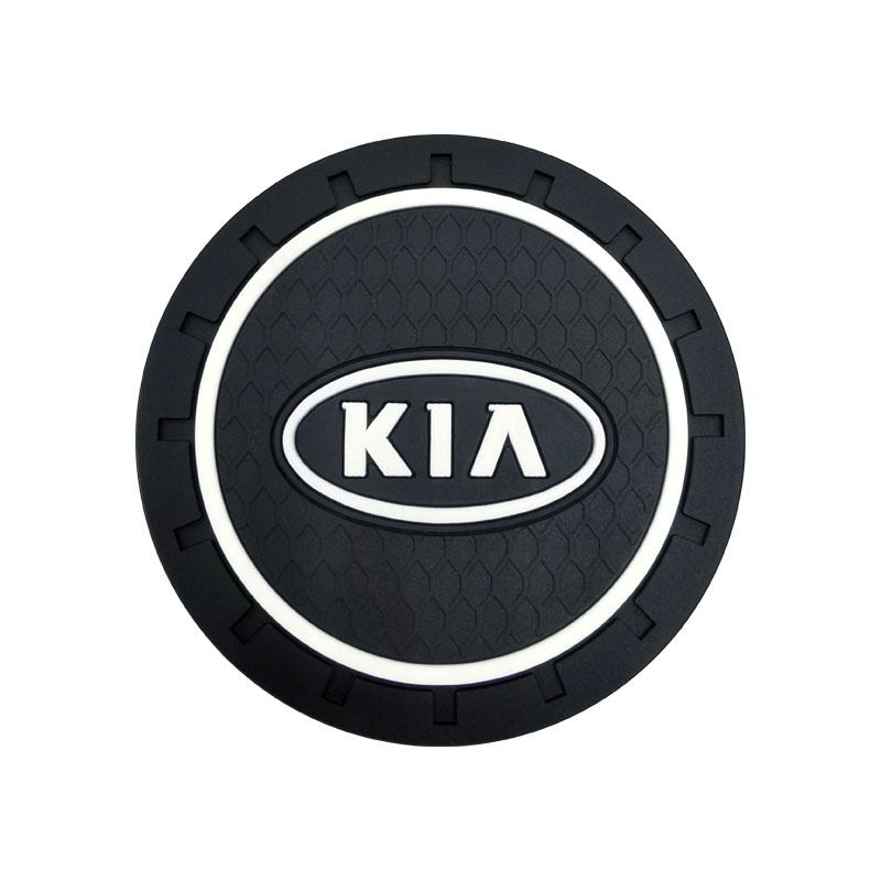 1/2pcs Non-slip Car Water Cup Mat Anti-slip Bottle Holder Coasters For KIA sportage ceed sorento cerato optima picanto rio soul k3 k5 Car Accessories
