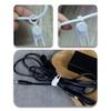 Silicone Cable Tie,Reusable Cable Straps,Cord Tie,Cable Cord Wire Organizers for Kitchen Office School Travel