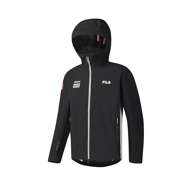 

New FILA CYCLING Outdoor Hiking Waterproof And Windproof Windbreaker Jacket Men s Pitch Black A11M518702F-BK L