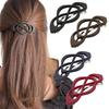 1/4 Stück Vintage Französische Haarspangen für Damen Mädchen Geometrisch Kreuzknoten Federklemme Halboffene Hochsteckfrisur Haarstyling Zubehör