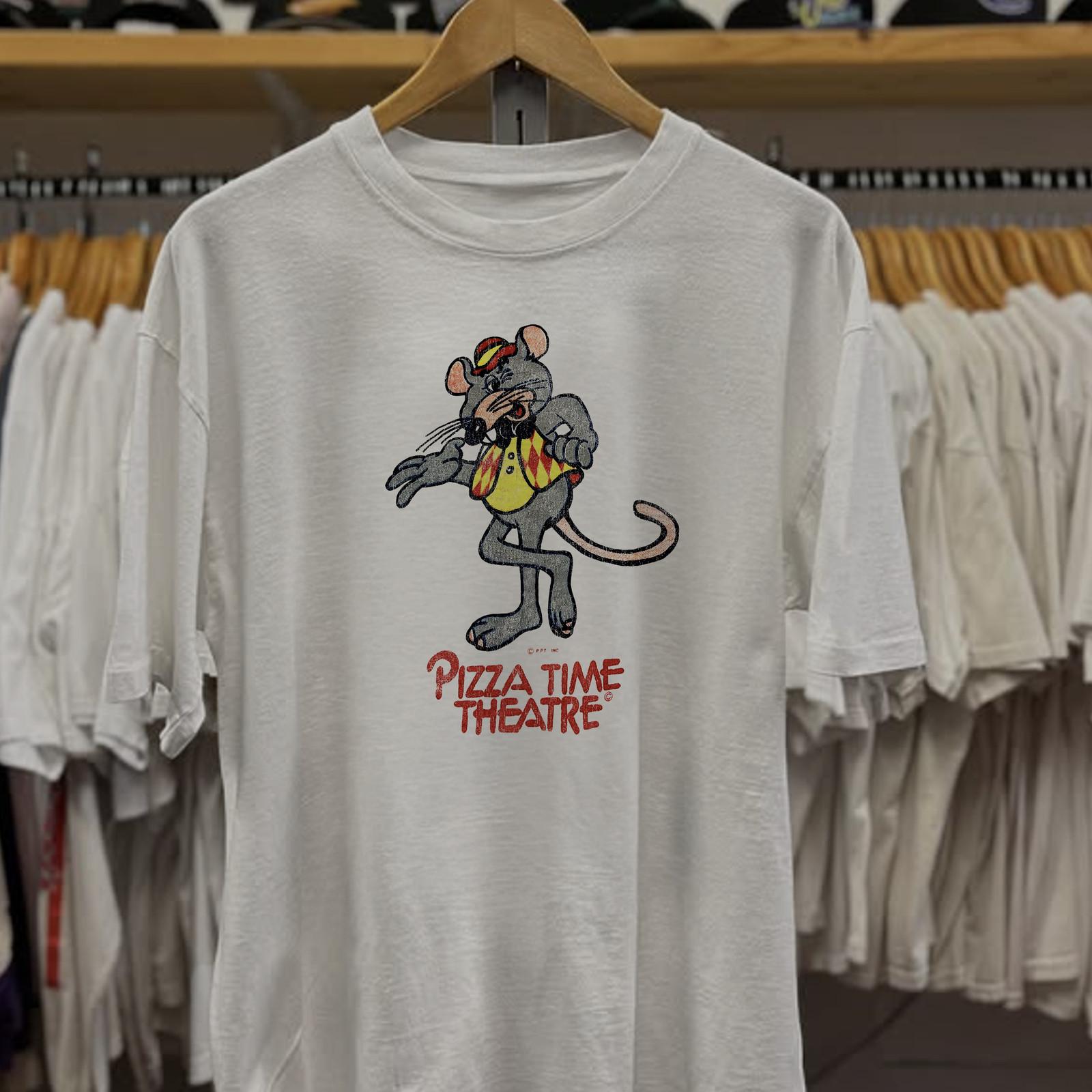 70s Chuck E Cheese Promo T-Shirt White XXL 3XL