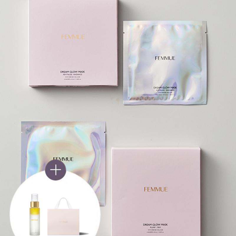 [Pamu] Dream Glow Mask 6 sheets 2 types (choose 1)
