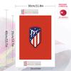 Atletico Madrid Football Crest 100% Round Full Drill 5D DIY Diamond Painting Embroidery Cross Stitch Rhinestone Decor
