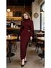 2024 Spring/Autumn High-Quality Shawl & Slim-Fit Dress Set