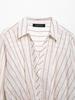 TAOP&ZA Women's Summer Striped Tie-Detail Shirt Top