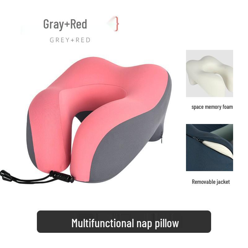 Portable U-Shaped Desk Nap Pillow for Cervical Support