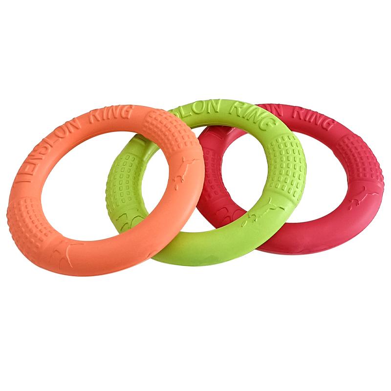 Hundespielzeug, Haustier-Frisbee, EVA-Hundetrainingsring, Puller-resistentes Spielzeug für Hunde, schwimmender Welpen-Beißring, interaktives Spielzeug
