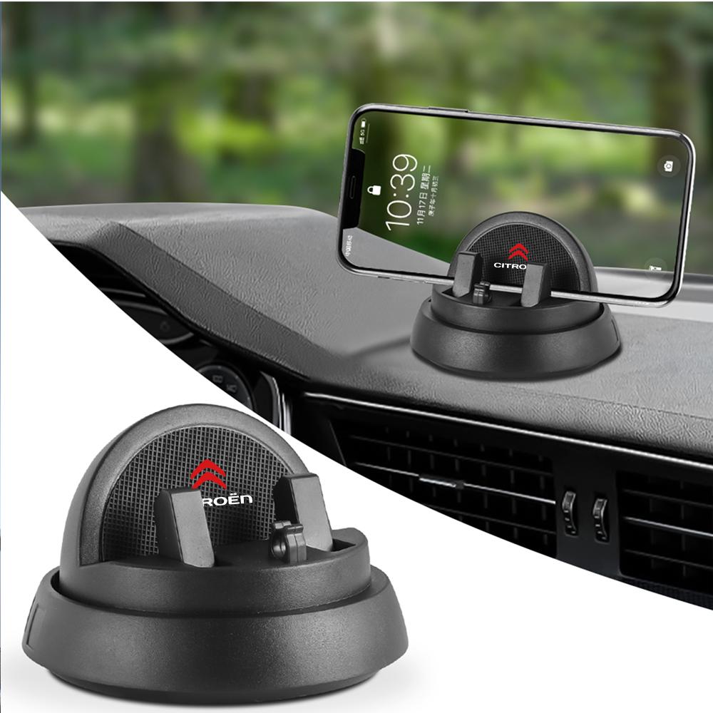 1pc Car Mobile Phone Holder Bracket Non-Slip Mount Support With Number Plate For Citroen C3 C4 Berlingo C-ELYSEE C5 Aircross DS wzpc47