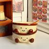 High-value Birthday Gift, Cute Fat Feet Instant Noodle Bowl, Ceramic Large-capacity Gift for Girls and Girlfriends, Practical Souvenir