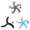 Fan Blade 5 Leaves Plastic Fan Blade Replacement for Household Standing Pedestal Fan Table Fanner General Accessories