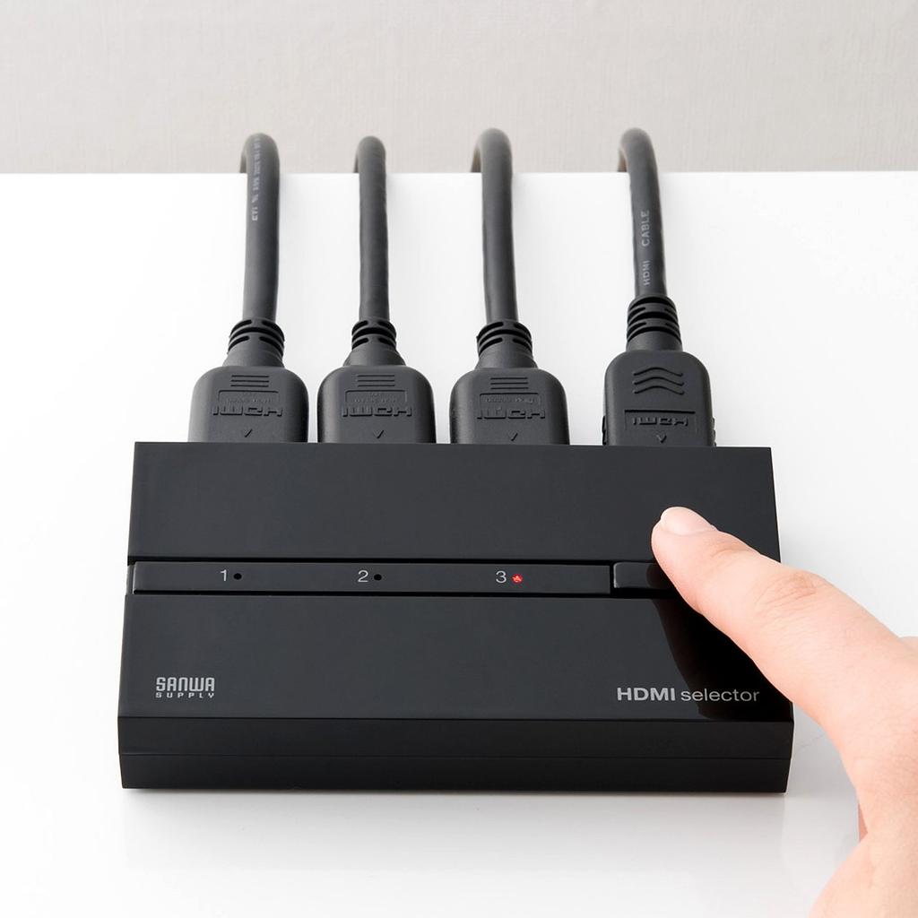 SANWA SUPPLY HDMI Switch 3 Inputs: 1 Output SW-HD31