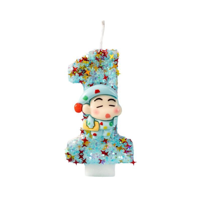 Creative Cute Little New Number Birthday Candle 0-9 Handmade Diy Children's Party Cake Decorations