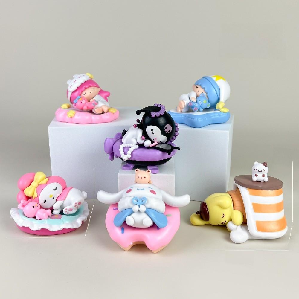

My Melody Pvc Collectible Figures With Assembly Design For Anime Fans Melody Set