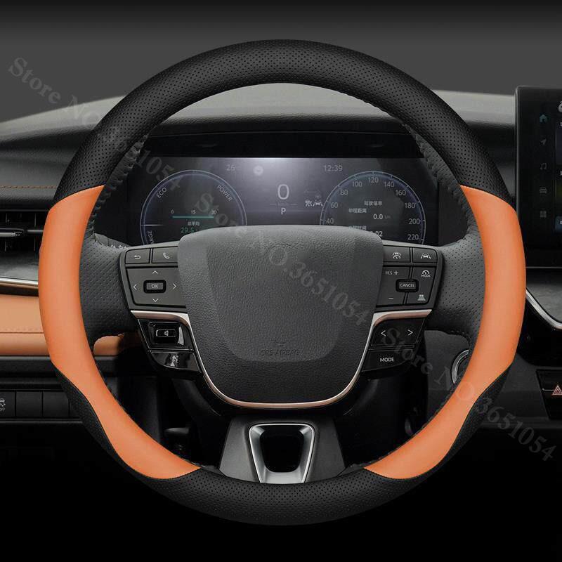 Pohodlný kožený potah na volant do auta Ultratenký protiskluzový obal na rukojeť auta pro Toyota RAV4 RAV-4 2019-2026