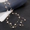 Long Necklace Korean Highlight Pearl Decorative Chain Temperament Versatile Sweater Chain Pendant