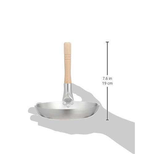 Akao Aluminum Oyako Nabe (Pot), Deep, Standing Handle, 16.5cm, Aluminum with Natural Wood Handle, Made in Japan, AOY272