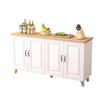Bieying Multi-functional Kitchen Island Workbench with 4-Door Storage