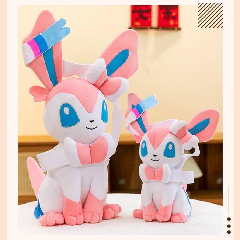 Sylveon Plush Toy Cartoon Stuffed Doll Room Sofa Decoration Kids Gift