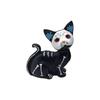 Halloween Resin Cat Dog Figurine Cute Sugar Skull Animal Decors For Desk Shelf Window Display Party Decoration Gift