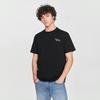 Comfortable Logo Letter Print Round Neck Pullover Short Sleeve T-Shirt Men Tops Black LMT0081194LE00FK11000