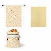 Sacos de Pão Reutilizáveis de Cera de Abelha Sacos de Armazenamento de Alimentos Revestidos com Cera de Abelha Sacos para Pão de Fermentação Natural Armazenamento de Queijo