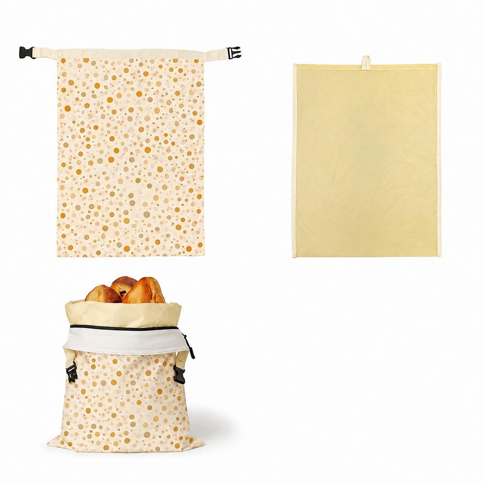 Sacos de Pão Reutilizáveis de Cera de Abelha Sacos de Armazenamento de Alimentos Revestidos com Cera de Abelha Sacos para Pão de Fermentação Natural Armazenamento de Queijo