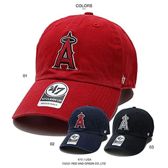 47 Brand Angels MLB Official Low RGW04GWS Cap, Cap, Black,