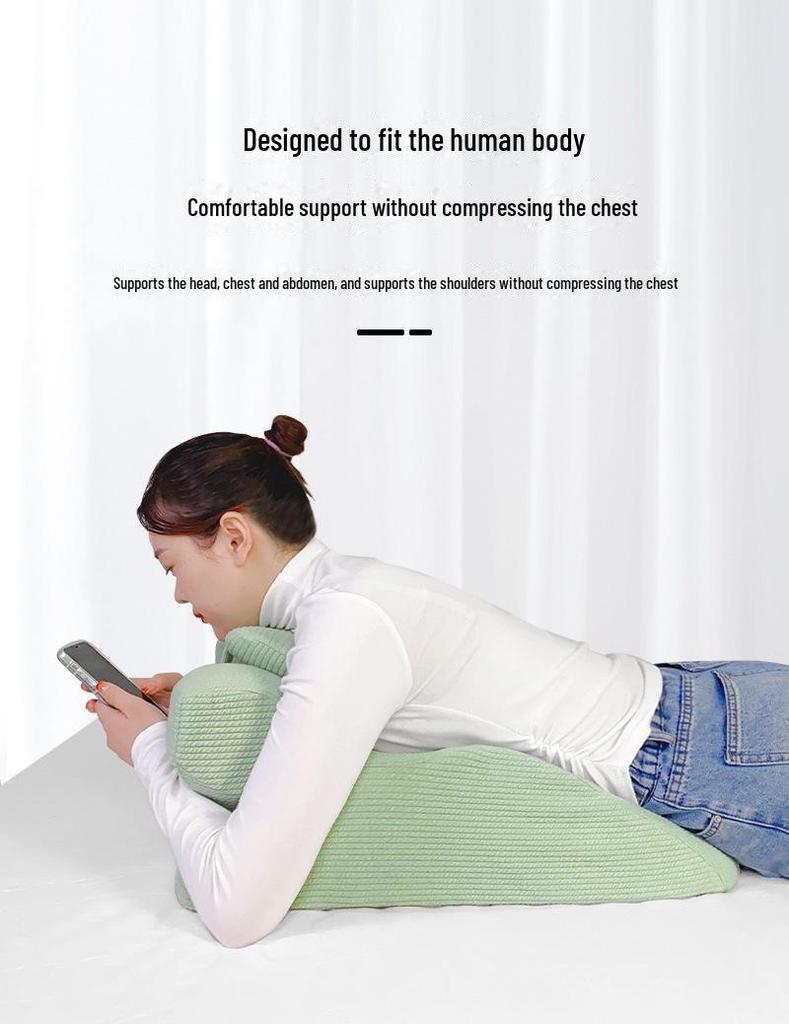 Stomach Sleeper Cervical Pillow - Slow Rebound Memory Foam Neck Support for Home Use.