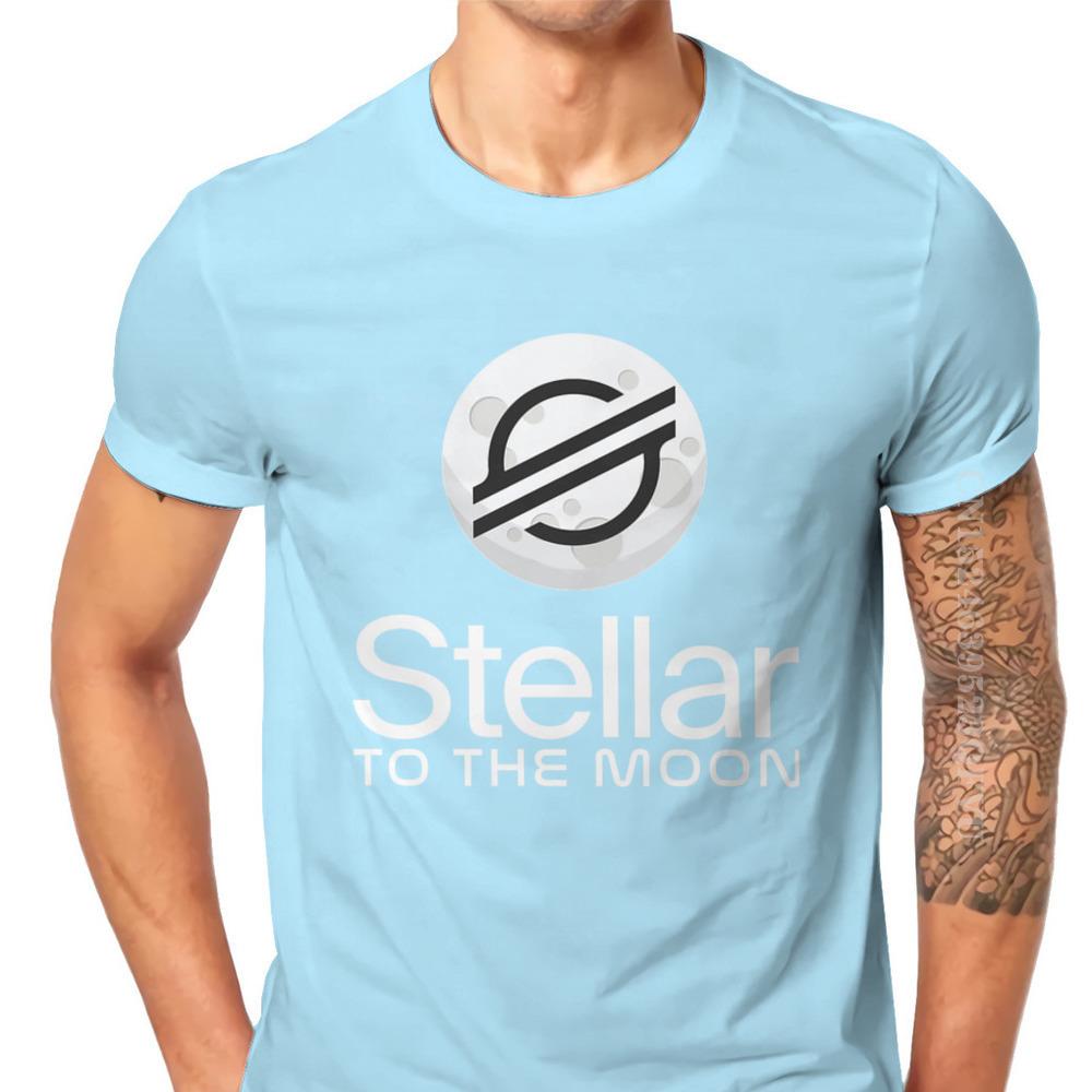 Classic Hip Hop Tshirts Stellar Crypto XLM Coin Cryptocurrency Tops Comfortable Unisex T Shirts Unisex Tshirt Clothing Gift Clothes