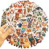 50 STÜCKE Märchen Tier Aufkleber Niedliche Kritzel Umschlag Buch Notizbuch Schreibwaren Box Computer Dekorationsaufkleber