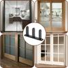 Siding Closet Door Floor Guide- ABS Sliding Door Bottom Guide Fit for 1-3/8" Thick Door-Black Closet Door Guides for Cabinet Floor with Screws
