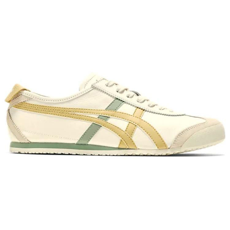 Onitsuka Tiger Mexico 66 Cream Mineral Brown Unisex Low Top Leather Retro Lifestyle Sneakers 1183A201-120