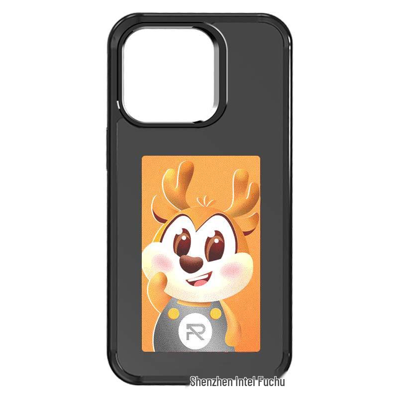 Ultra HD 3.97-inch E-Ink DIY Protective Case for iPhone 13/14/15