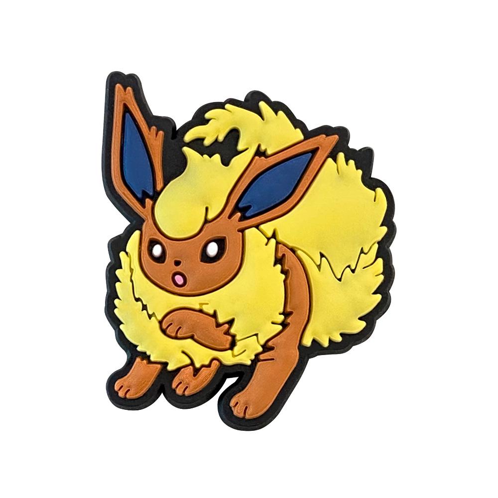 

Мягкие резиновые пряжки для обуви-клогов с цветами Покемон