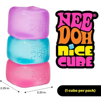 Schylling Needoh Nice Cube - Sensory Stress Relief Squeeze Toy