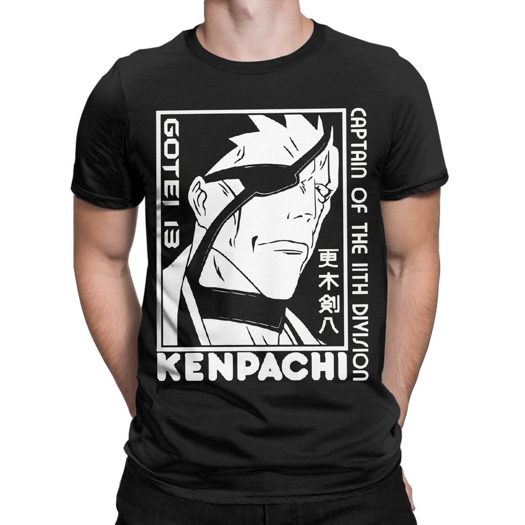 Printed BleachedCartoon Anime Kurosaki T Shirt For Unisex Japanese Manga Cotton T-shirts Short Sleeve Tops