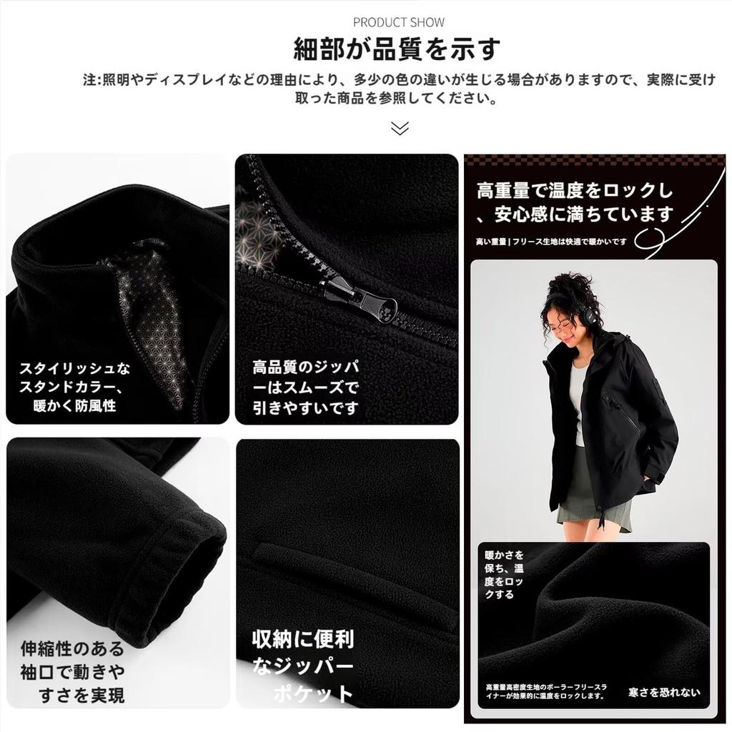 [Vasarhely] Mountain Parka for Men and Women, Unisex, Waterproof, Windproof, Warm, Water-repellent, Autumn/Winter/Spring, Outdoor, Hiking Jacket, Casu