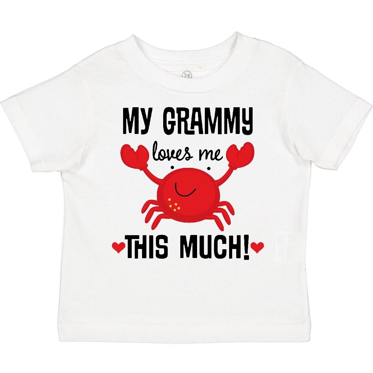Inktastic Grammy Loves Me Grandchild Toddler T-Shirt From Grandkids Cute Apparel 150