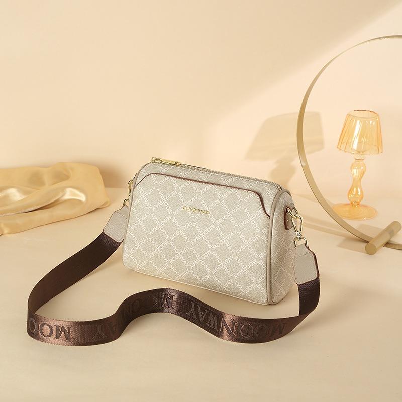 New women's bag retro fashion versatile small square bag pillow bag rhombus printing single shoulder oblique span bag
