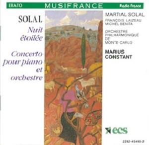 

CD SOLAL FRANOIS LAIZEAU MICHEL BE Nuit toile Concerto Pour Piano 2292454952 Erato 1990 France Classical Used