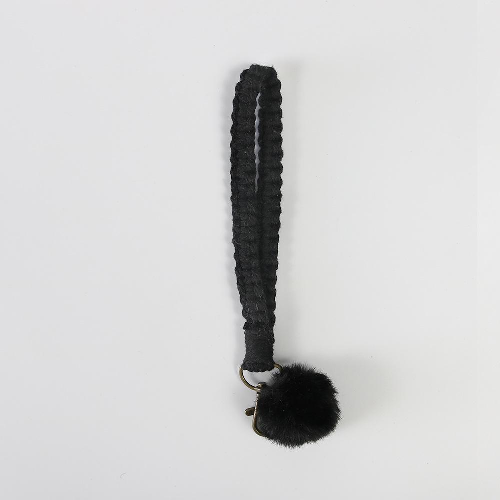 Nordic Style Woven Bracelet Keychain - Elegant Business Gift and Car Key Pendant