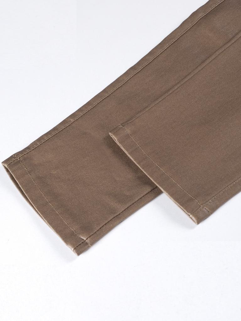 Rose Beauty A Winter Warm Women Pants High Waist Thermal Lined PU Leather Skinny Cropped Trousers