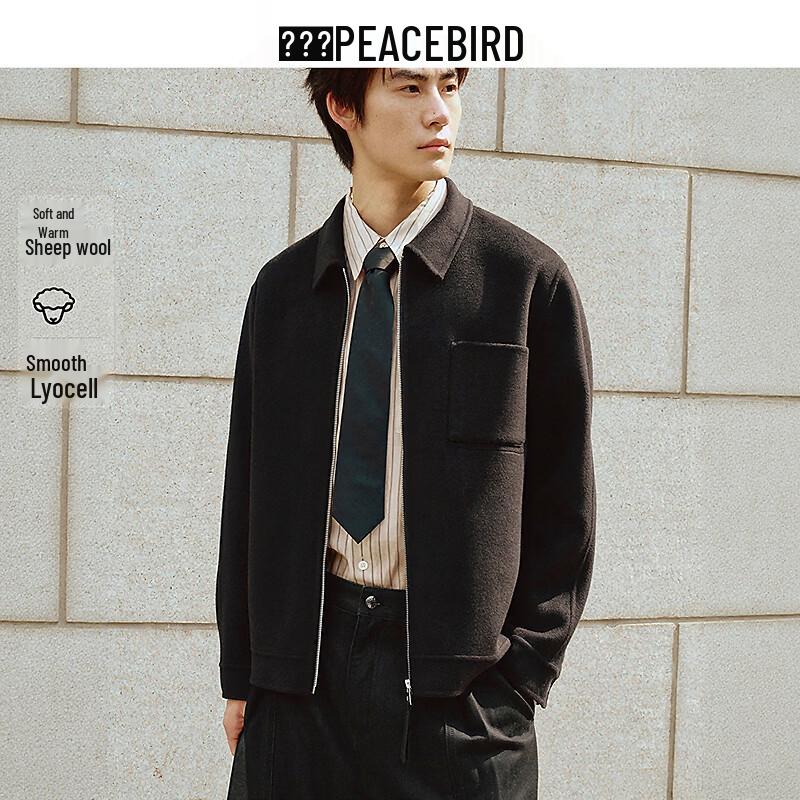 

Peacebird Men s Casual Wool Blend Jacket 2XL