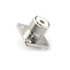 Hot So-239 Female Jack Square Shape Solder Cup Coax Connector For Radio New